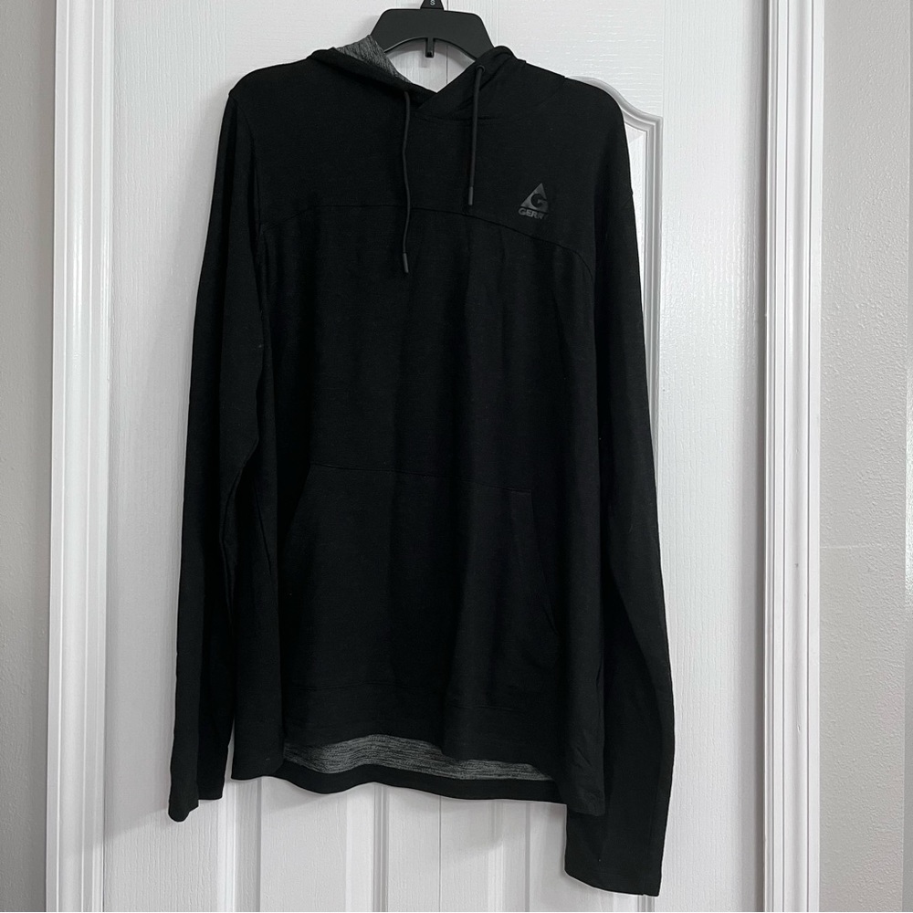 Gerry men’s lightweight hoodie sweatshirt black large